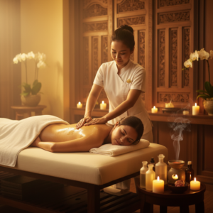 Traditionelle thailändische Massage