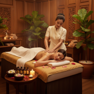 Thai Aroma Öl Massage